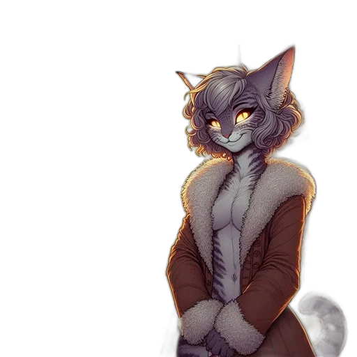 jacket, staff, creature, animal transparent PNG cut-out