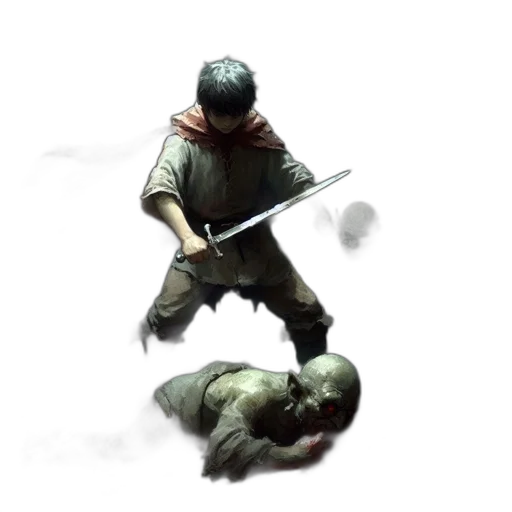 weapon, sword, staff, concept art transparent PNG cut-out
