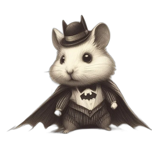 hat, animal, concept art, fantasy art transparent PNG cut-out