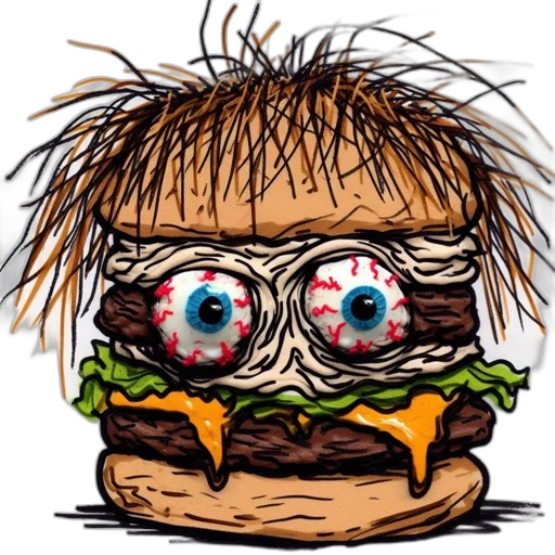 food, face, creature, animal transparent PNG cut-out