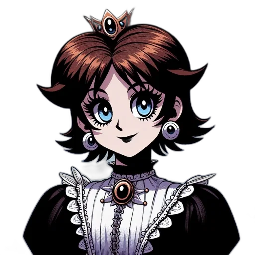 crown, staff, jewelry, face transparent PNG cut-out