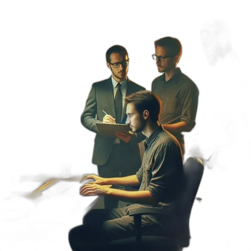 staff, furniture, concept art, 3d render transparent PNG cut-out