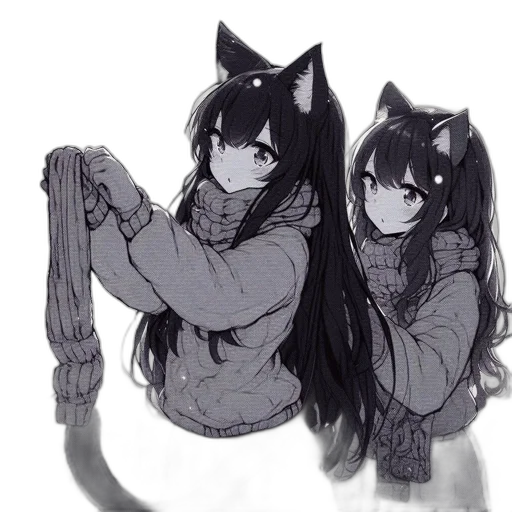 staff, jacket, animal, weapon transparent PNG cut-out
