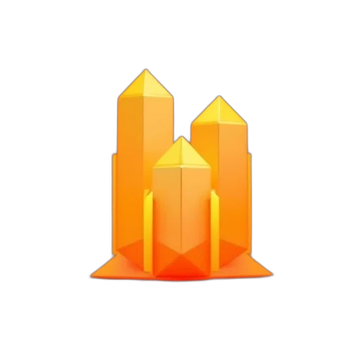 crown, jewelry, 3d render, pixel art transparent PNG cut-out