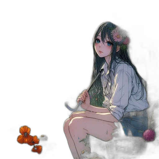 flower, creature, weapon, jewelry transparent PNG cut-out