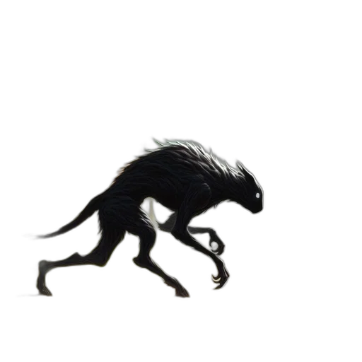 creature, dragon, animal, hair transparent PNG cut-out