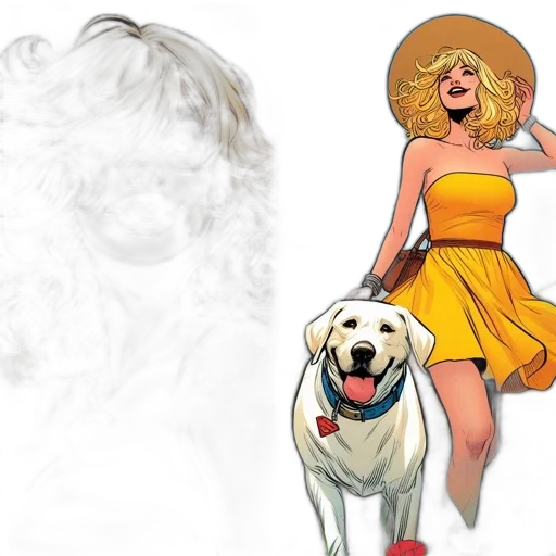 concept art, cartoon, comic book art, photorealistic transparent PNG cut-out