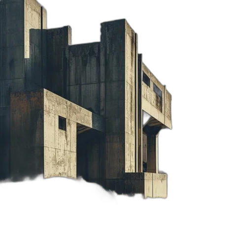building, furniture, concept art, 3d render transparent PNG cut-out