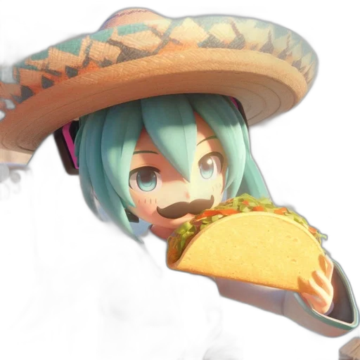 food, hat, weapon, face transparent PNG cut-out