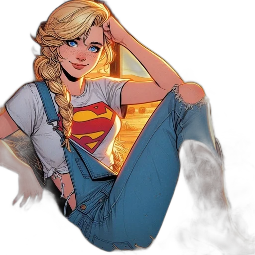 comic book art, concept art, cartoon, fantasy art transparent PNG cut-out