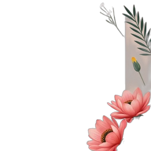 flower, jewelry, crown, 3d render transparent PNG cut-out