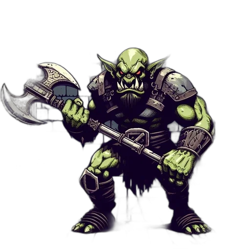 concept art, fantasy art, comic book art, pixel art transparent PNG cut-out