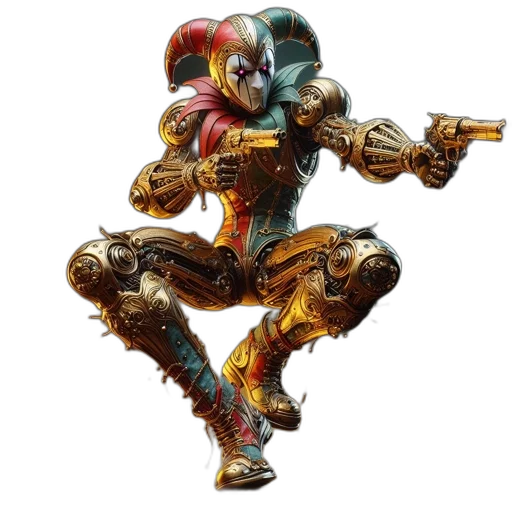 robot, weapon, staff, mask transparent PNG cut-out