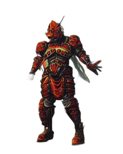 robot, staff, weapon, creature transparent PNG cut-out