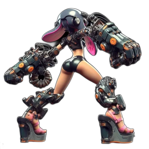 robot, weapon, shoes, animal transparent PNG cut-out