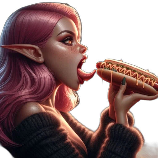 food, fantasy art, concept art, comic book art transparent PNG cut-out
