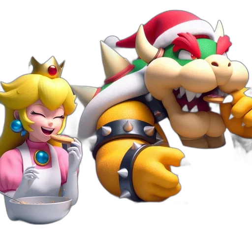 crown, 3d render, concept art, mario transparent PNG cut-out