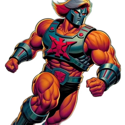 robot, comic book art, concept art, cartoon transparent PNG cut-out