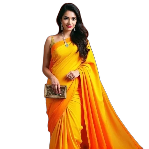 dress, photorealistic, golden, colorful transparent PNG cut-out