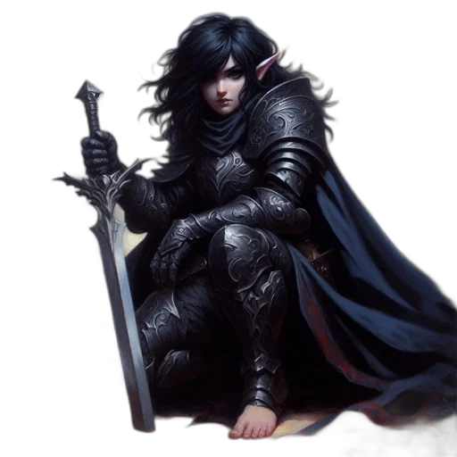 sword, weapon, dragon, fantasy art transparent PNG cut-out