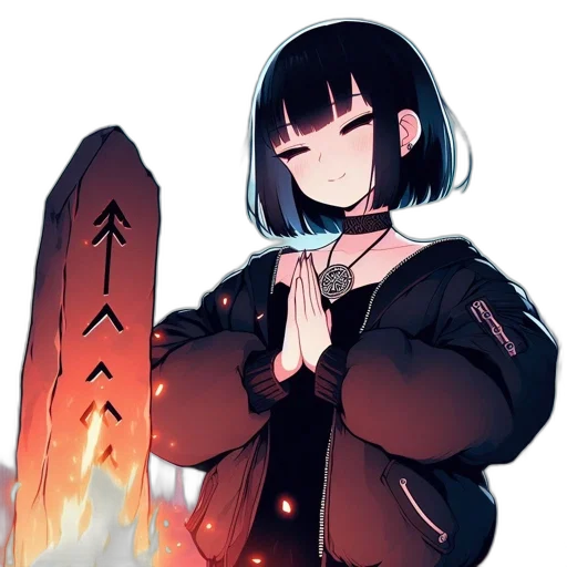 jacket, weapon, staff, sword transparent PNG cut-out