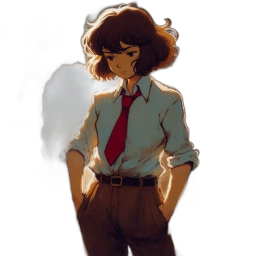 jacket, staff, dress, face transparent PNG cut-out