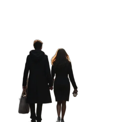 jacket, staff, dress, umbrella transparent PNG cut-out