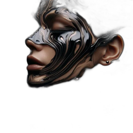 mask, face, hair, crown transparent PNG cut-out