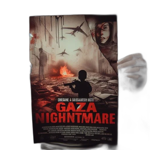 individual, holds, gaza, nightmare transparent PNG cut-out