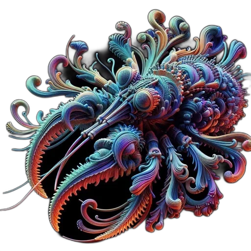 creature, hair, dragon, mask transparent PNG cut-out