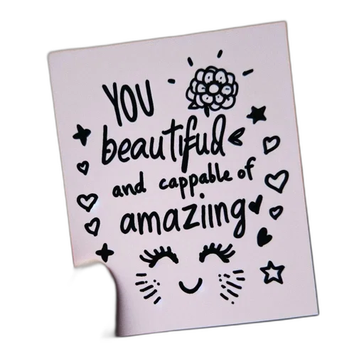hand, holds, white, card transparent PNG cut-out