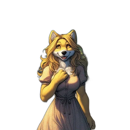 dress, staff, mask, animal transparent PNG cut-out
