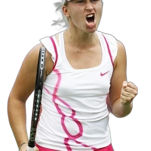 female, tennis, player, wearing transparent PNG cut-out
