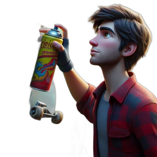 bottle, weapon, face, jacket transparent PNG cut-out
