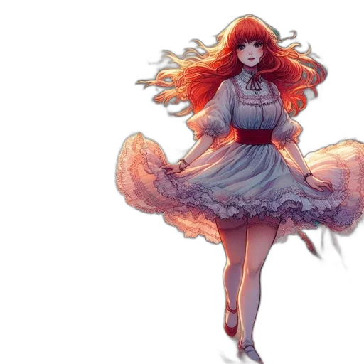 dress, concept art, fantasy art, watercolor transparent PNG cut-out