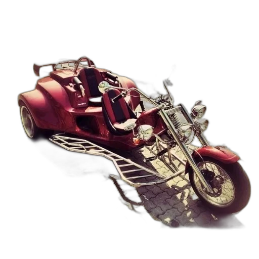 car, weapon, jacket, 3d render transparent PNG cut-out