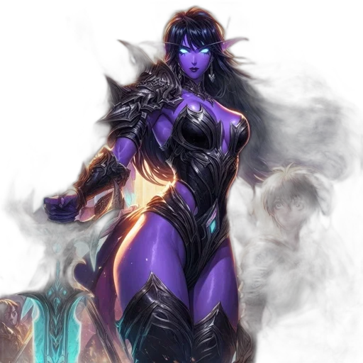 fantasy art, concept art, comic book art, pixel art transparent PNG cut-out