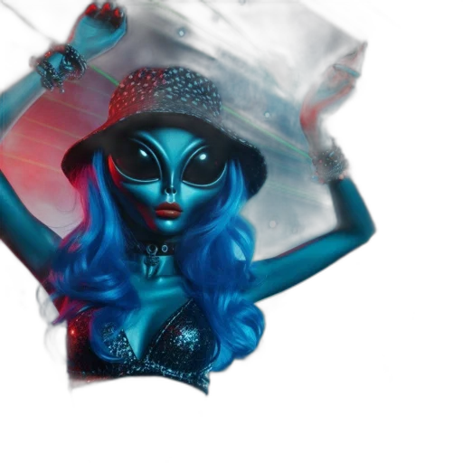 mask, umbrella, concept art, 3d render transparent PNG cut-out