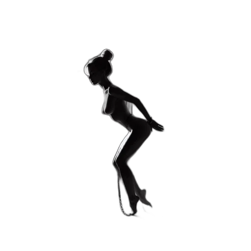 shoes, dress, hair, staff transparent PNG cut-out