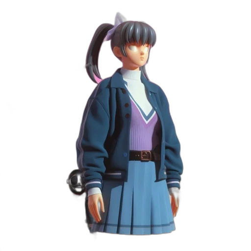 jacket, staff, dress, concept art transparent PNG cut-out