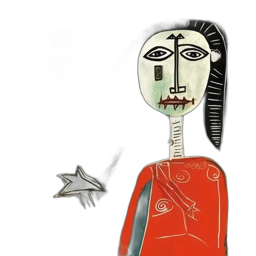 mask, robot, staff, jewelry transparent PNG cut-out