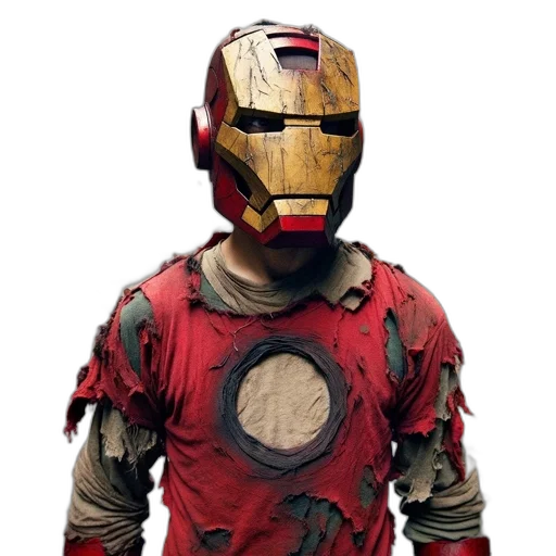mask, robot, jacket, face transparent PNG cut-out
