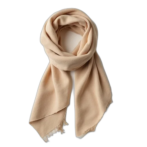 earth tones, beige, scarf, simple transparent PNG cut-out