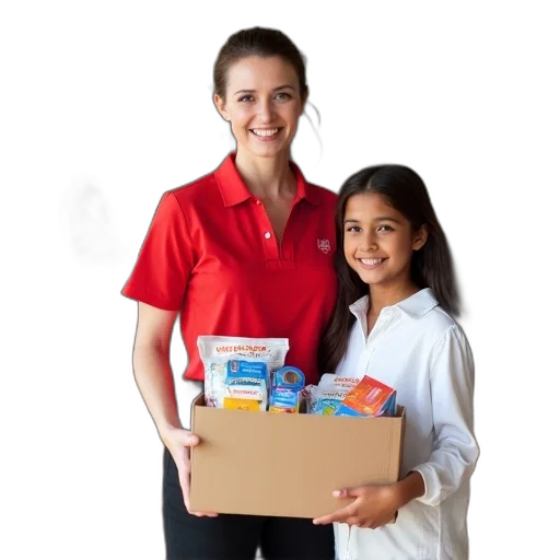 food, woman, salvation, army transparent PNG cut-out