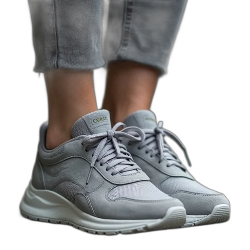 shoes, 3d render, photorealistic, vaporwave transparent PNG cut-out