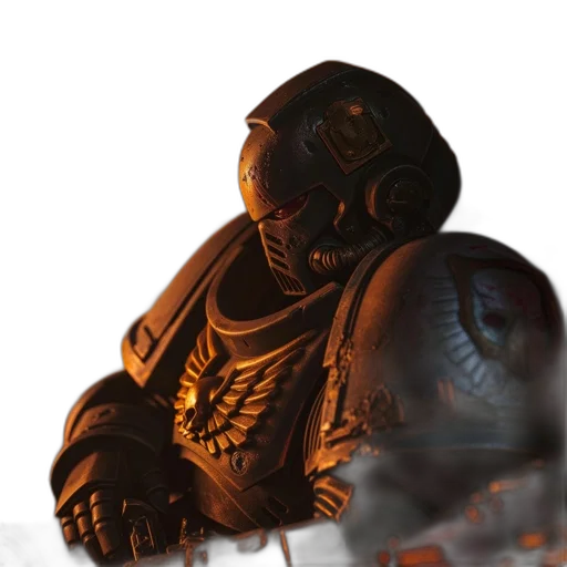 robot, mask, weapon, creature transparent PNG cut-out