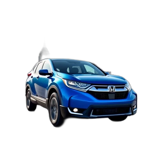 car, 3d render, photorealistic, blue transparent PNG cut-out