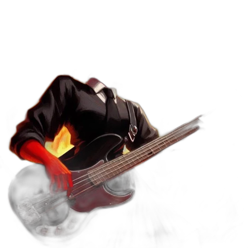 jacket, weapon, mask, staff transparent PNG cut-out