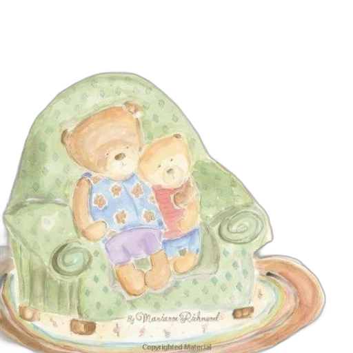 furniture, watercolor, oil painting, children transparent PNG cut-out