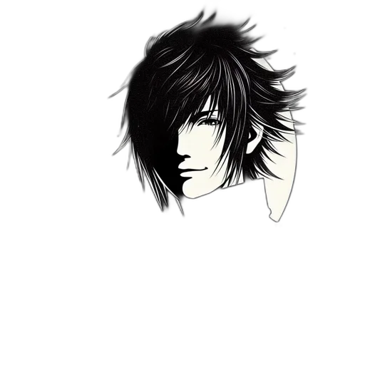 hair, mask, face, creature transparent PNG cut-out